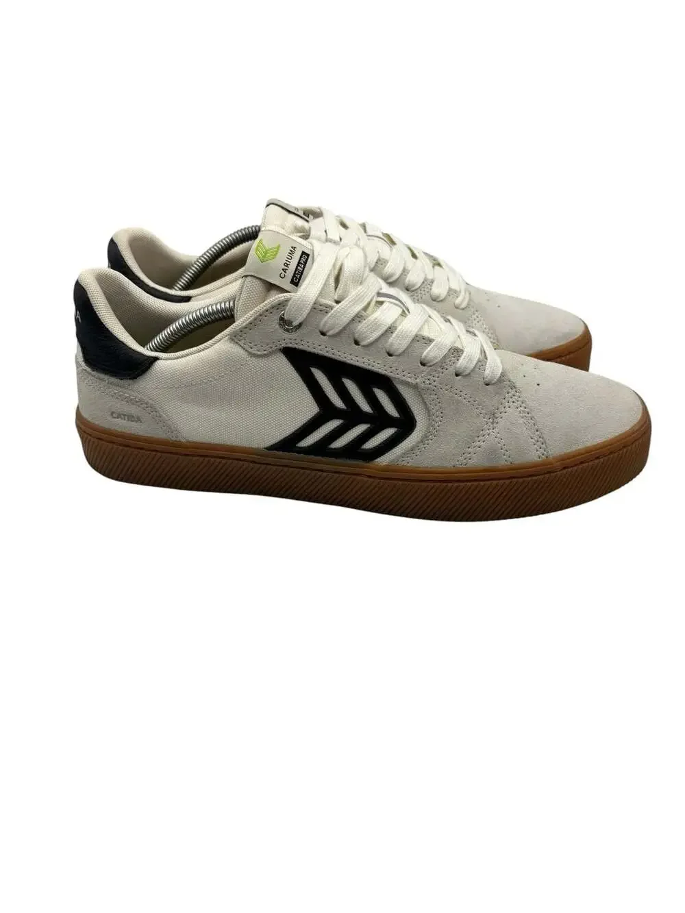 Cariuma Catiba Pro 2.0 Skate Sneakers in Gum Off-White Smoke and Black